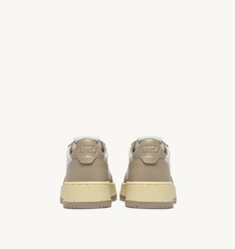 Sneakers Medalist Low – Bicolor in pelle bianca e Feather Gray