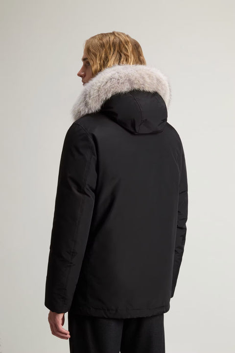 Woolrich Arctic Detachable Fur Anorak - Black