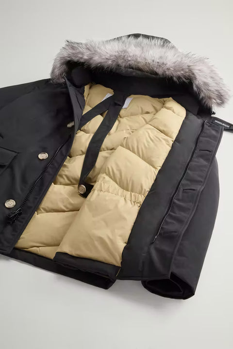 Woolrich Arctic Detachable Fur Anorak - Black