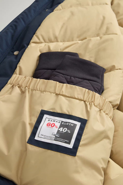 Woolrich Arctic Detachable Fur Anorak - Melton Blue