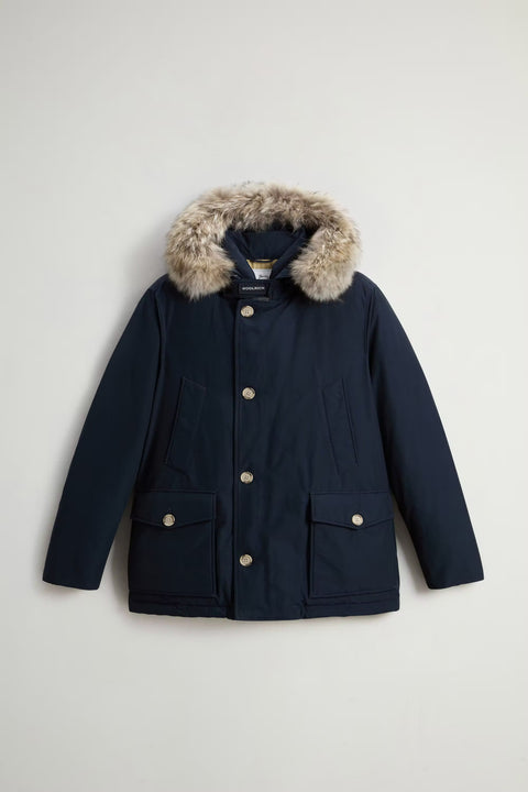 Woolrich Arctic Detachable Fur Anorak - Melton Blue