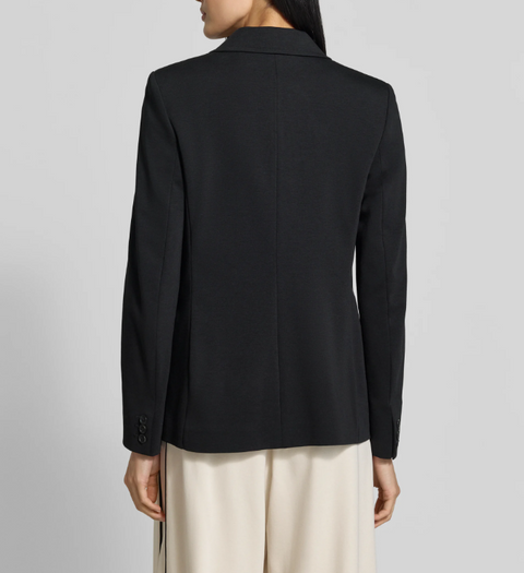 Blazer doppiopetto in jersey nero Weekend Max Mara Colibri