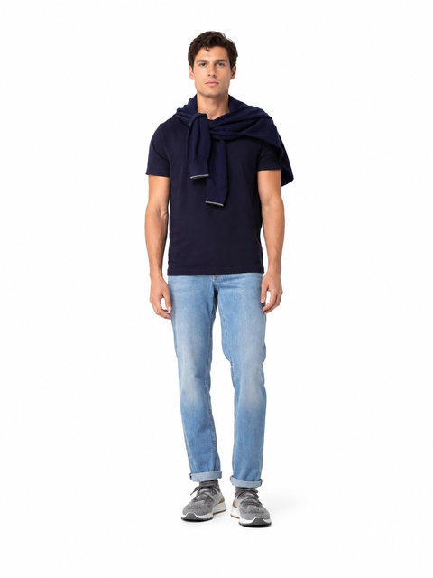 Pantalone Denim Cinque Tasche - Denim Chiaro