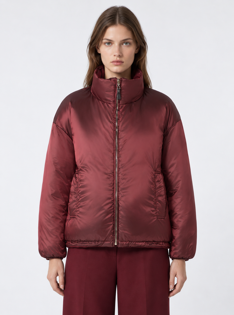Max Mara The Cube Giacca Corta Imbottita Reversibile - Bordeaux