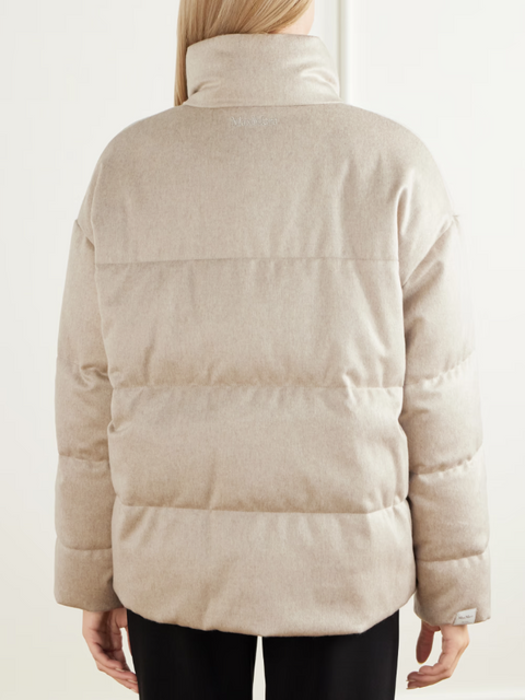 Max Mara The Cube Giacca Corta Imbottita Reversibile - Albino