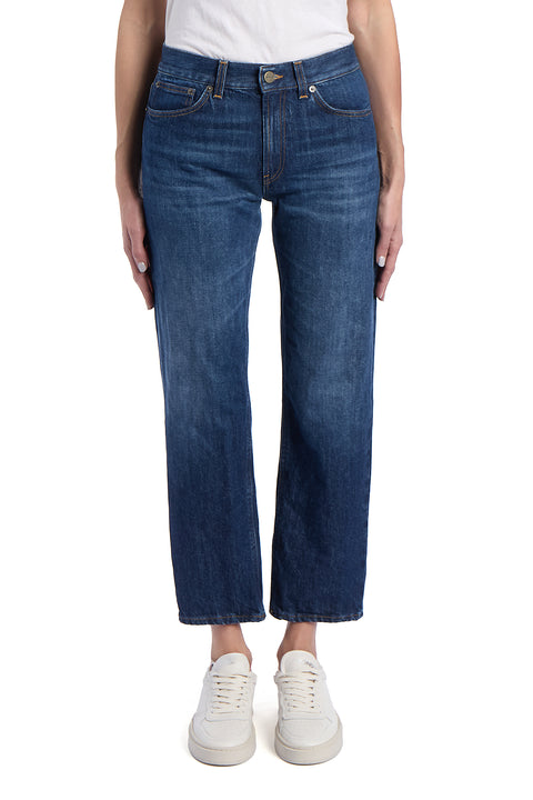 Dondup Jeans Dafne regular cropped Blue