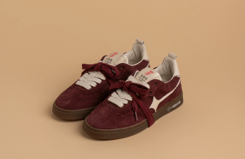 Sneakers Earth Hairy Suede Prugna Uomo