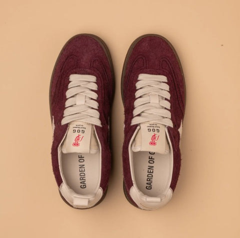 Sneakers Earth Hairy Suede Prugna Uomo