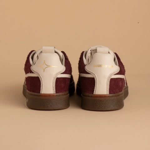 Sneakers Earth Hairy Suede Prugna Uomo