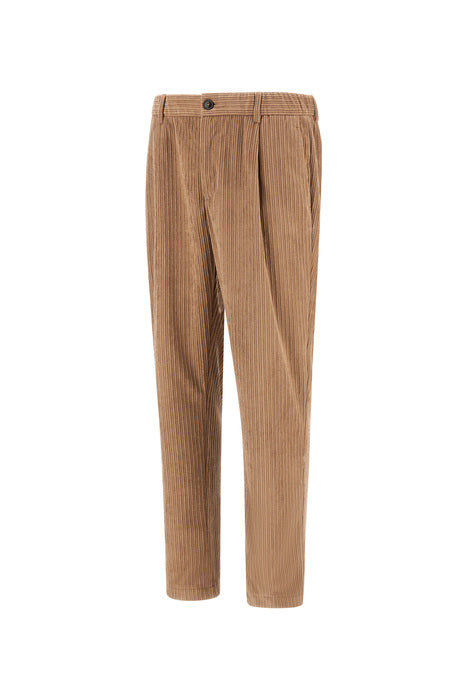 Herno Pantaloni in velluto a coste cammello