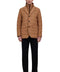 Piumino blazer cammello