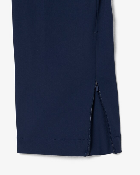 Lacoste Pantaloni stretch blu navy donna