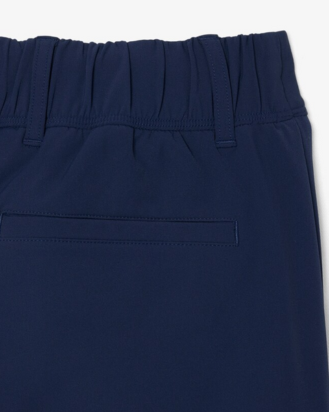 Lacoste Pantaloni stretch blu navy donna