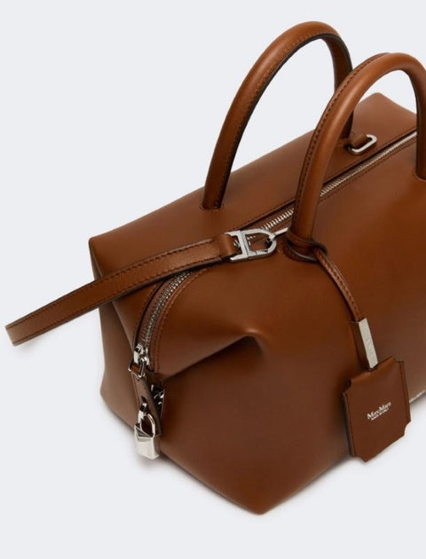 Borsa Holdall M in Pelle MM Brown