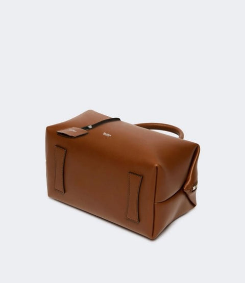 Borsa Holdall M in Pelle MM Brown