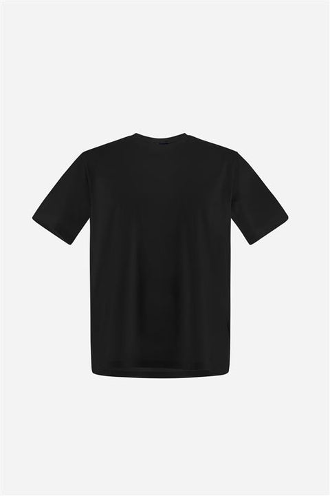 T-shirt in jersey stretch nera