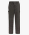 Brunello Cucinelli Pantalone in gabardina di cotone smerigliato con tasche cargo - Testa di moro