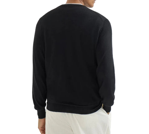 Maglia Leggera in Cashmere e Seta - Nero