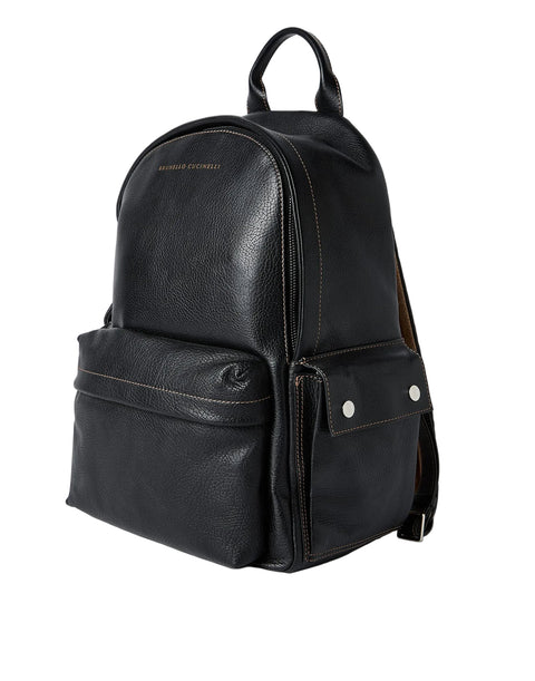 Zaino Travel in Pelle - Nero