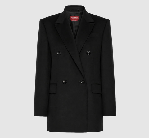 Max Mara Studio Blazer Doppiopetto - Nero