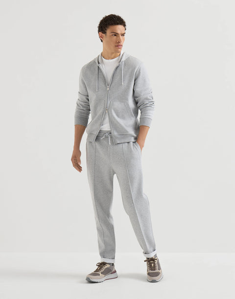 Brunello Cucinelli Runners in Nabuk e Camoscio - Antracite