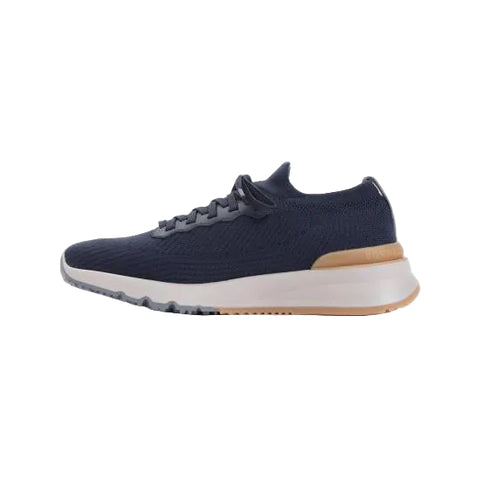Runners in Lana Jacquard - Navy