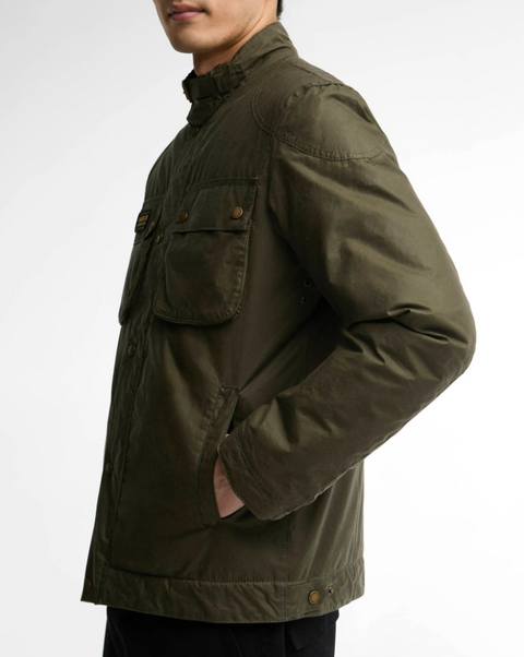 Barbour International Winter Merton Giacca Cerata Olive Night