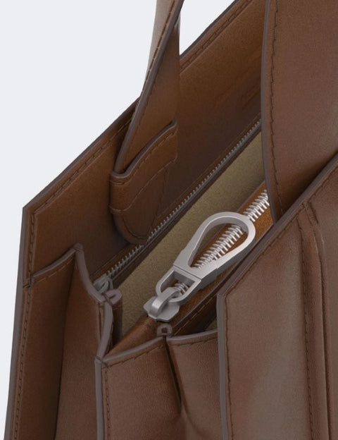 Borsa Whitney 4 in Pelle MM Brown