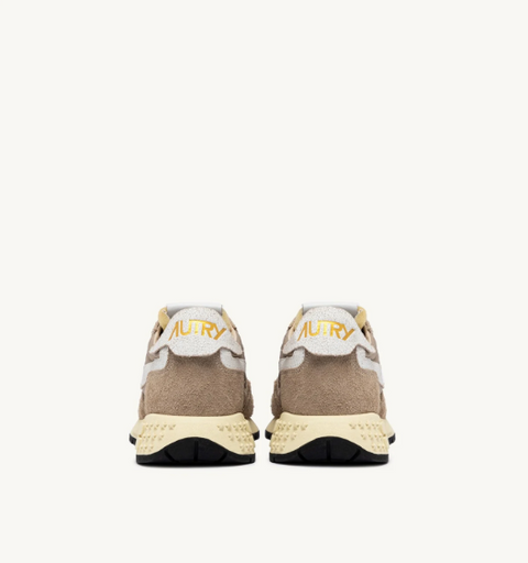 Sneakers Reelwind Low – Nylon e suede Pepper e bianco