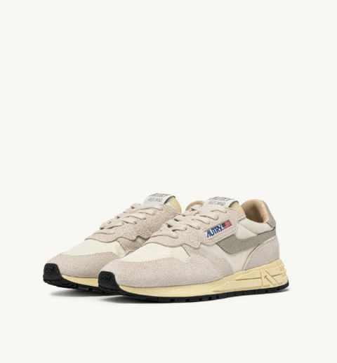 Autry Sneakers Reelwind Low – Nylon/Suede Beige