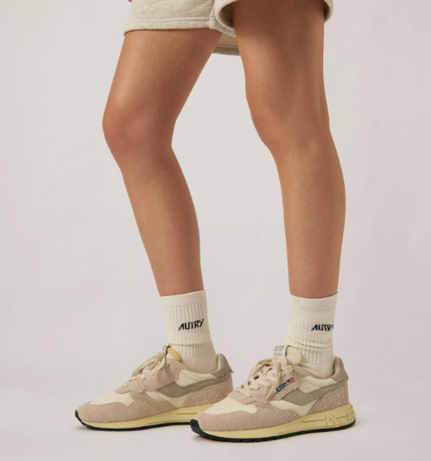 Autry Sneakers Reelwind Low – Nylon/Suede Beige