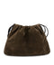 Borsa a Tracolla in Camoscio - Caramello