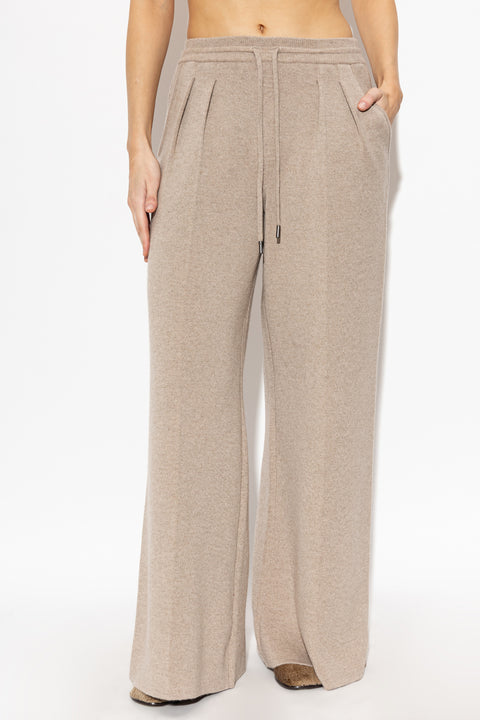 Max Mara Sfilata Pantalone in Maglia - Cacha Scuro Melange