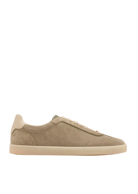 Sneakers in Camoscio - Army Washed