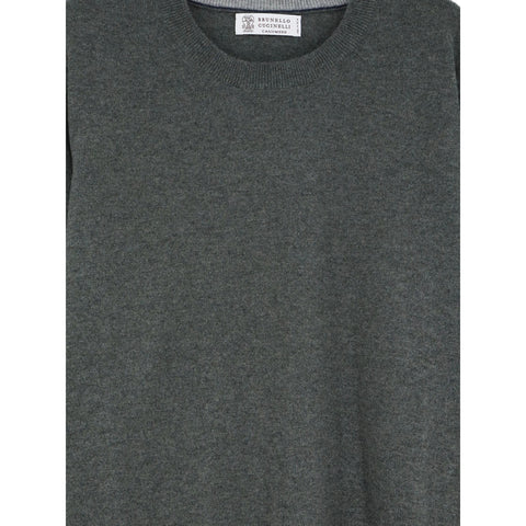 Maglia Girocollo in Cashmere - Bosco