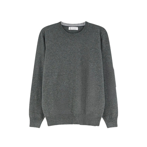 Maglia Girocollo in Cashmere - Bosco
