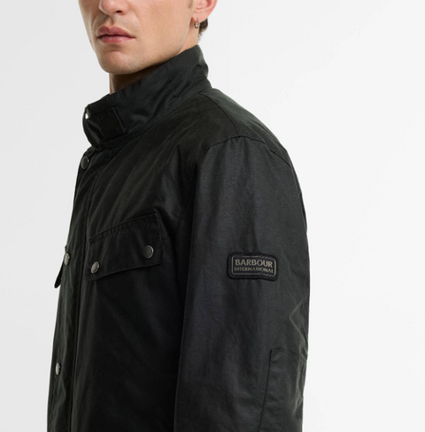 Barbour International Duke Giacca Cerata Sage